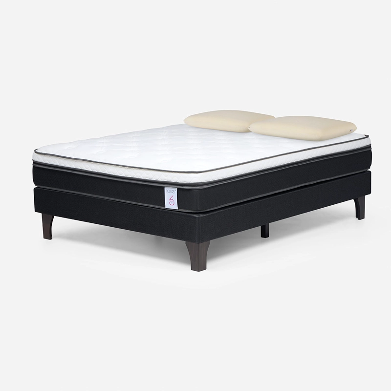JUEGO DE DORMITORIO ROSEN CAMA EUROPEA NEW STYLE 6 2 PLAZAS + TEXTIL - 2