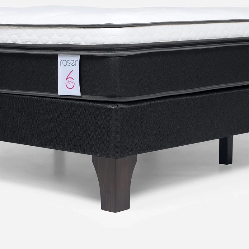 JUEGO DE DORMITORIO ROSEN CAMA EUROPEA NEW STYLE 6 2 PLAZAS + TEXTIL - 3