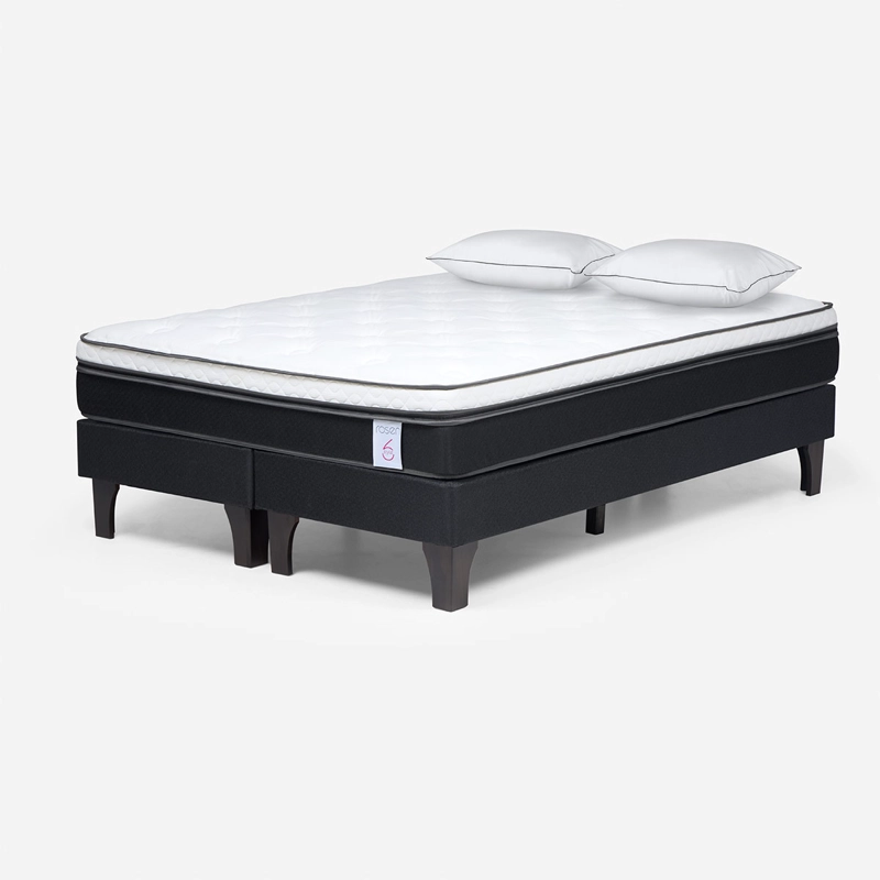 JUEGO DE DORMITORIO ROSEN CAMA EUROPEA NEW STYLE 6 BD 2 PLAZAS + TEXTIL - 2