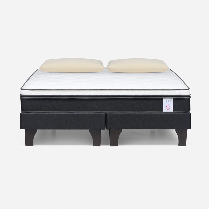JUEGO DE DORMITORIO ROSEN CAMA EUROPEA NEW STYLE 6 BD KING + TEXTIL - 1