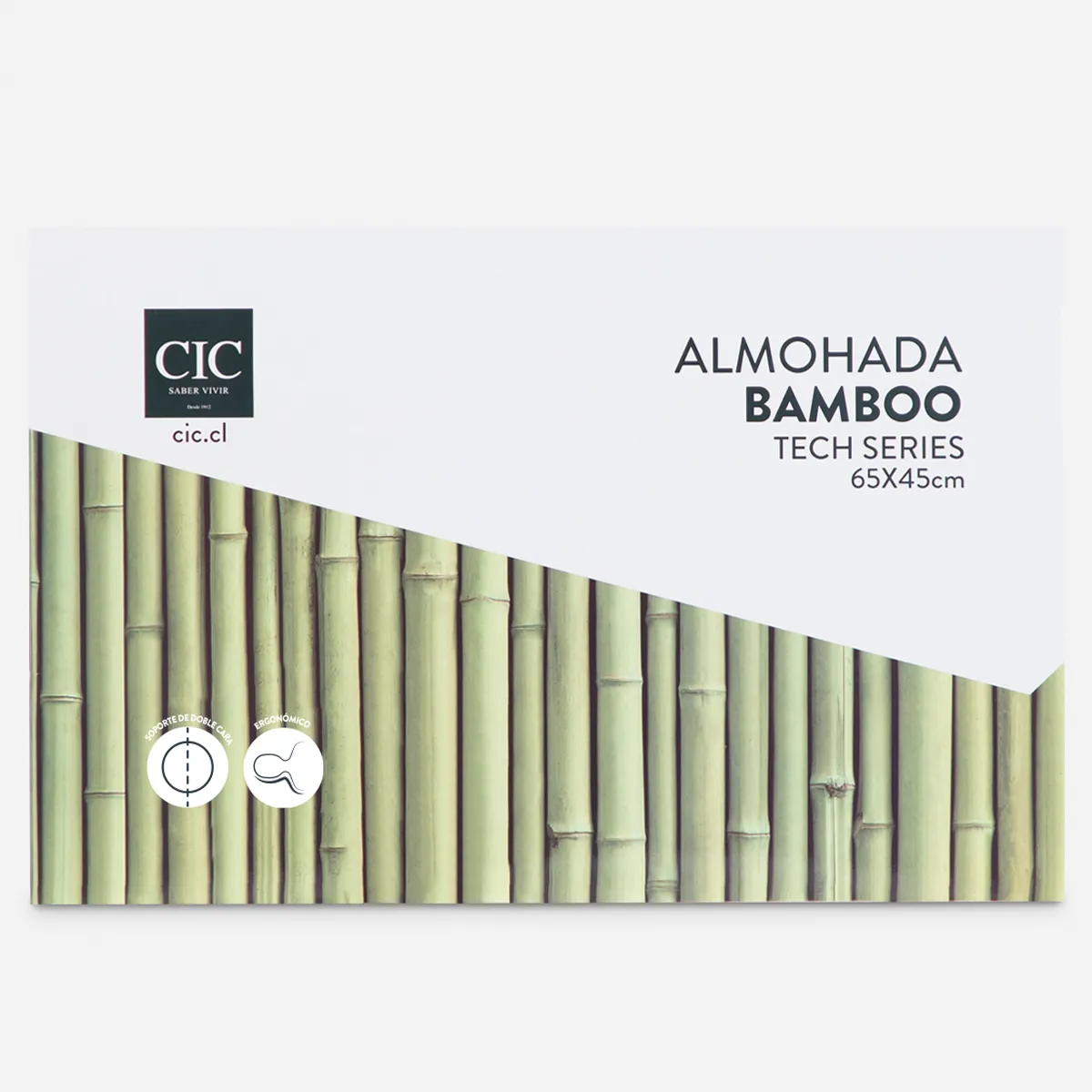 ALMOHADA CIC VISCOELASTICA BAMBOO TECH SERIES 45 X 65 CM - 1