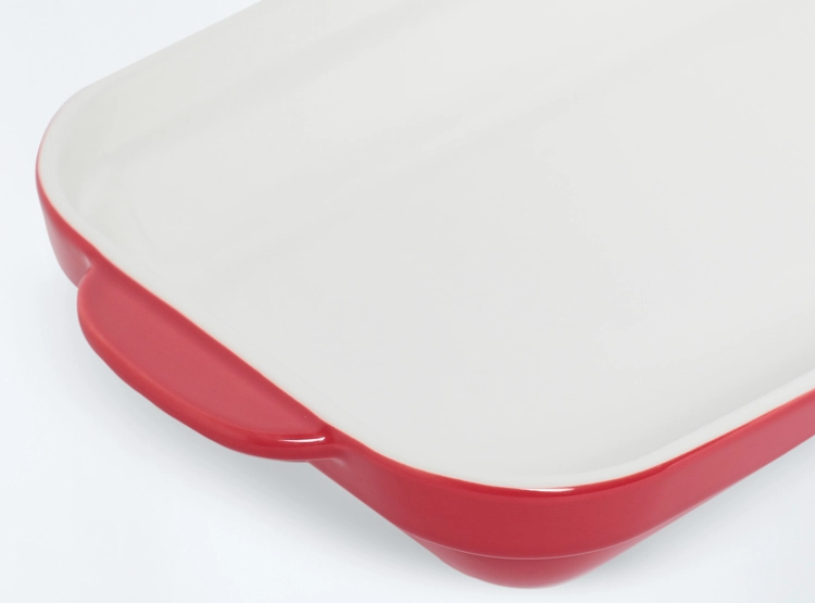 FUENTE HORNO RIPLEY HOME PASTA RECTANGULAR L ROJO - 2