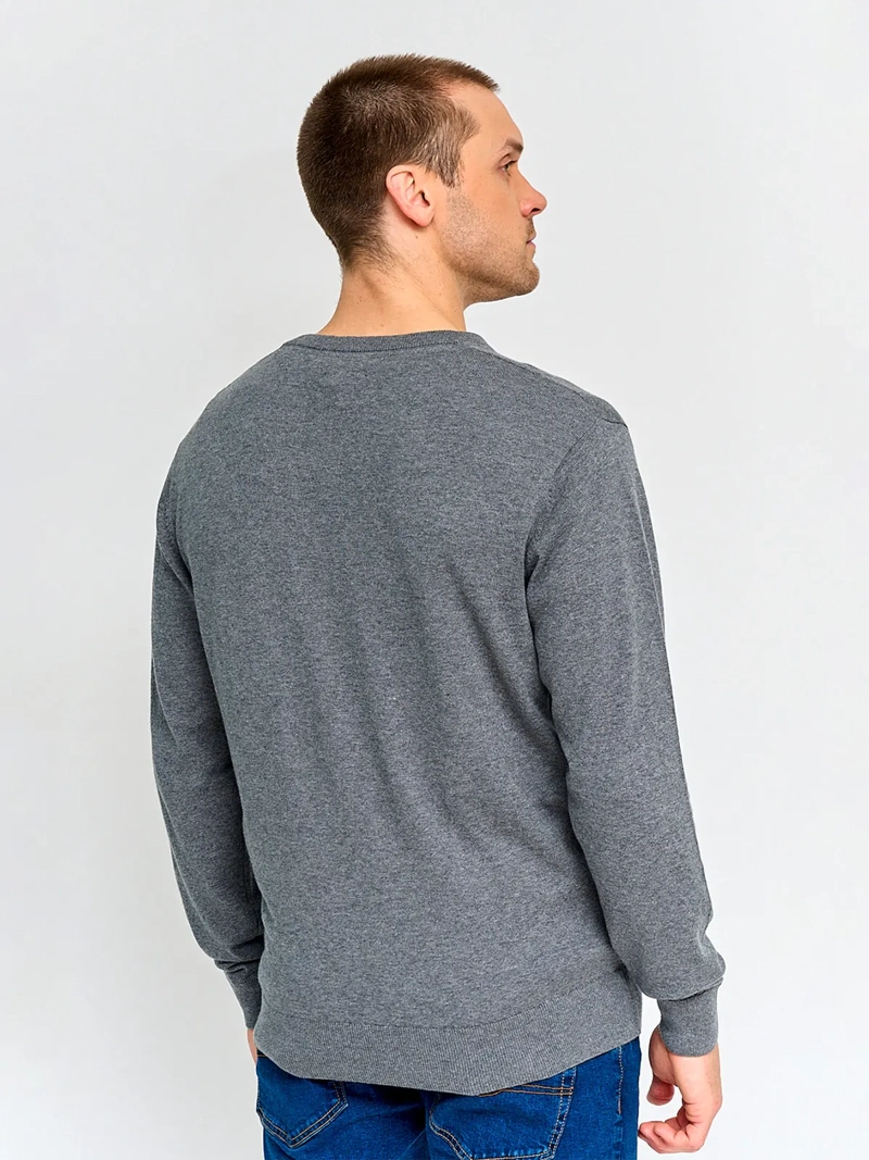 SWEATER HOMBRE KENNETH STEVENS ALGODÓN CUELLO EN V - 2
