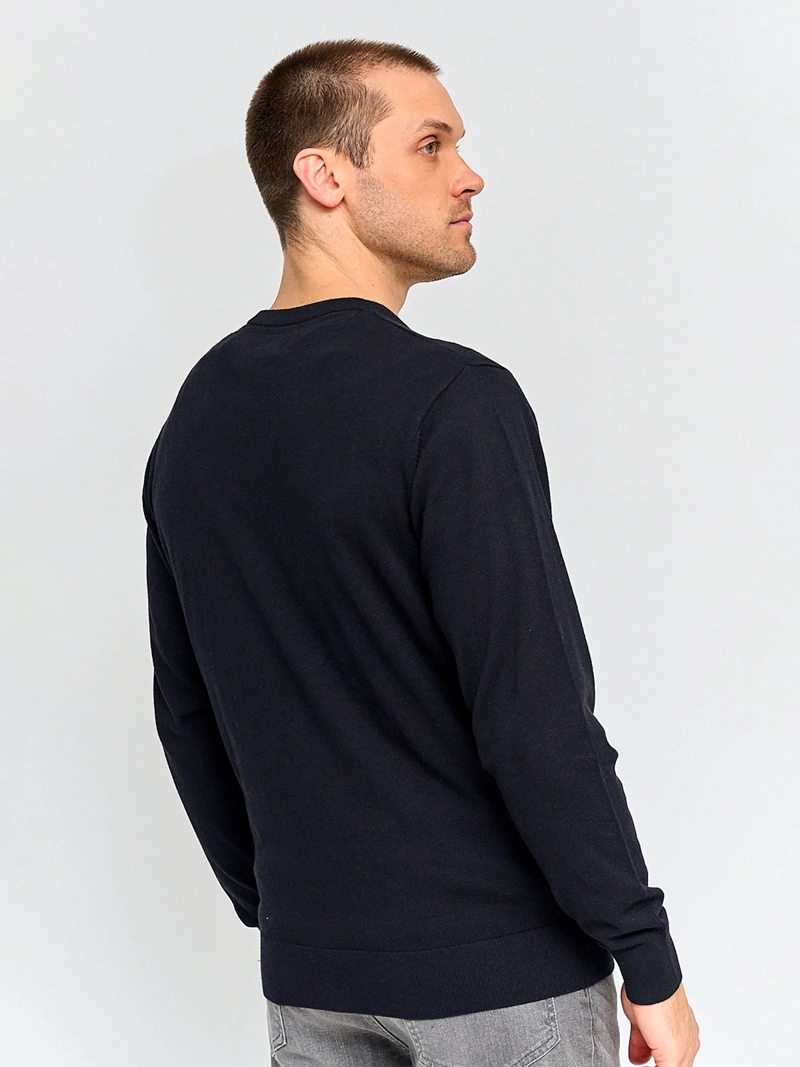 SWEATER HOMBRE KENNETH STEVENS ALGODÓN CUELLO EN V - 2