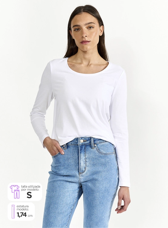 POLERA MUJER MARQUIS MANGA LARGA - 1