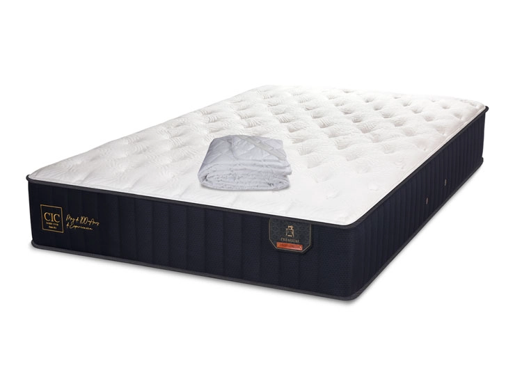SET CIC COLCHÓN PREMIUM 1.5 PLAZAS + CUBRE - 2
