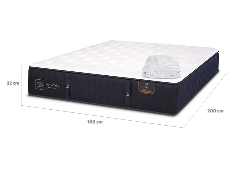 SET CIC COLCHÓN PREMIUM KING + CUBRE - 3