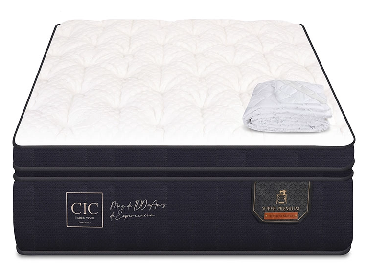 SET CIC COLCHÓN SUPER PREMIUM 1 PLAZA + CUBRE - 1