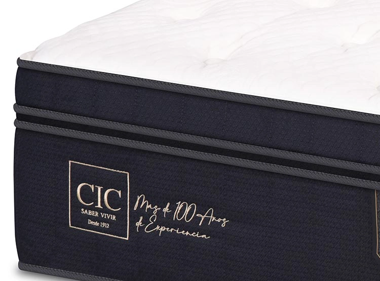 SET CIC COLCHÓN SUPER PREMIUM 1.5 PLAZAS + CUBRECUBRE - 4