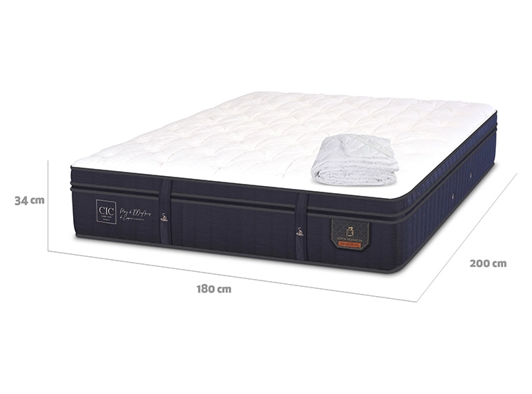 SET CIC COLCHÓN SUPER PREMIUM KING + CUBRE - 3