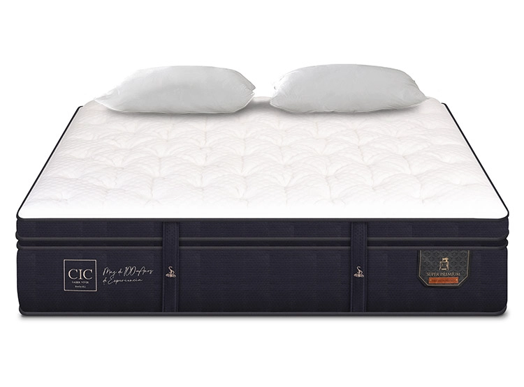 SET CIC COLCHÓN SUPER PREMIUM 2 PLAZAS + ALMOHADAS - 1