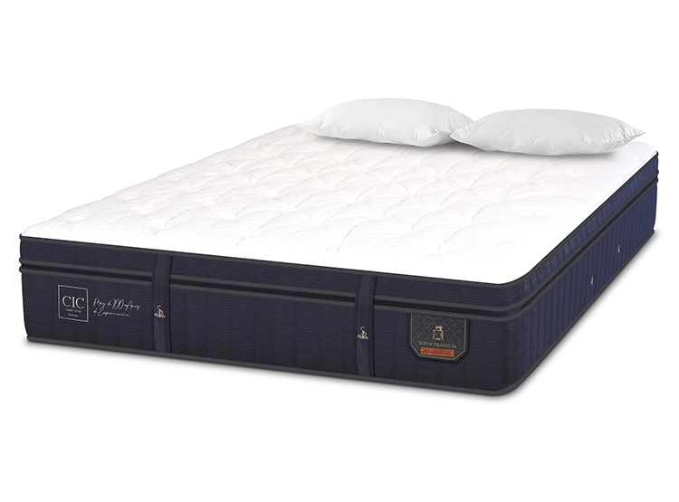SET CIC COLCHÓN SUPER PREMIUM 2 PLAZAS + ALMOHADAS - 2