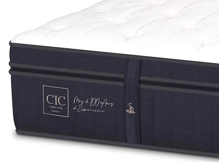 SET CIC COLCHÓN SUPER PREMIUM 2 PLAZAS + ALMOHADAS - 4