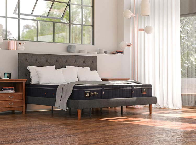 SET CIC COLCHÓN SUPER PREMIUM 2 PLAZAS + ALMOHADAS - 9