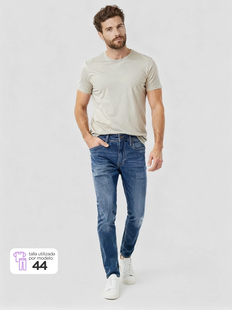 JEANS HOMBRE BARBADOS SLIM - 1