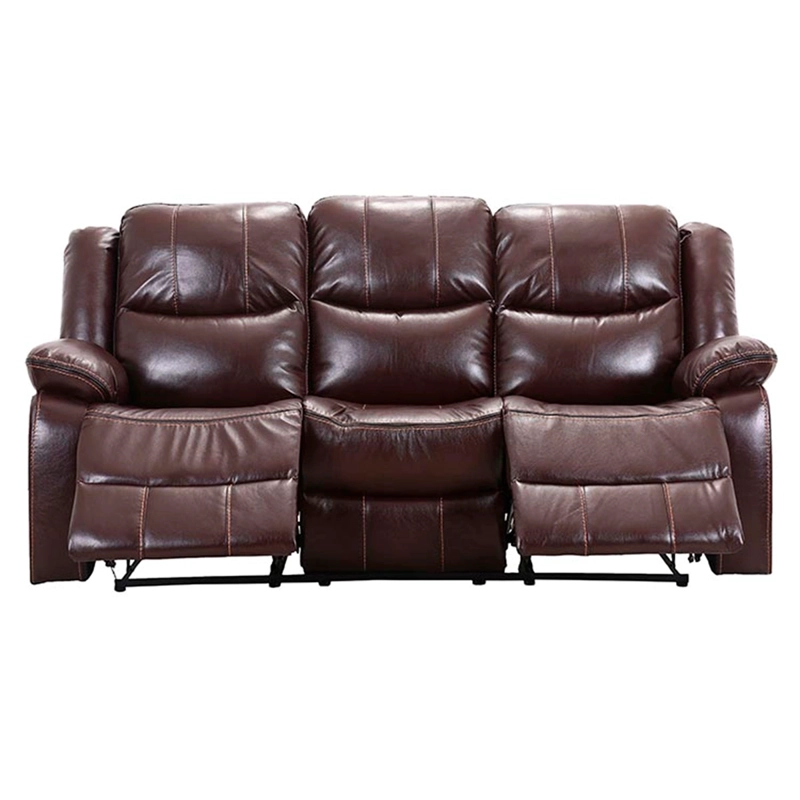 SOFÁ RIPLEY HOME RECLINABLE FINESSO 3 CUERPOS CAFÉ - 4