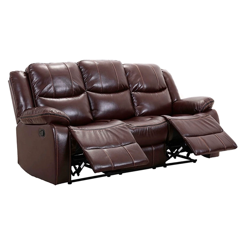 SOFÁ RIPLEY HOME RECLINABLE FINESSO 3 CUERPOS CAFÉ - 5
