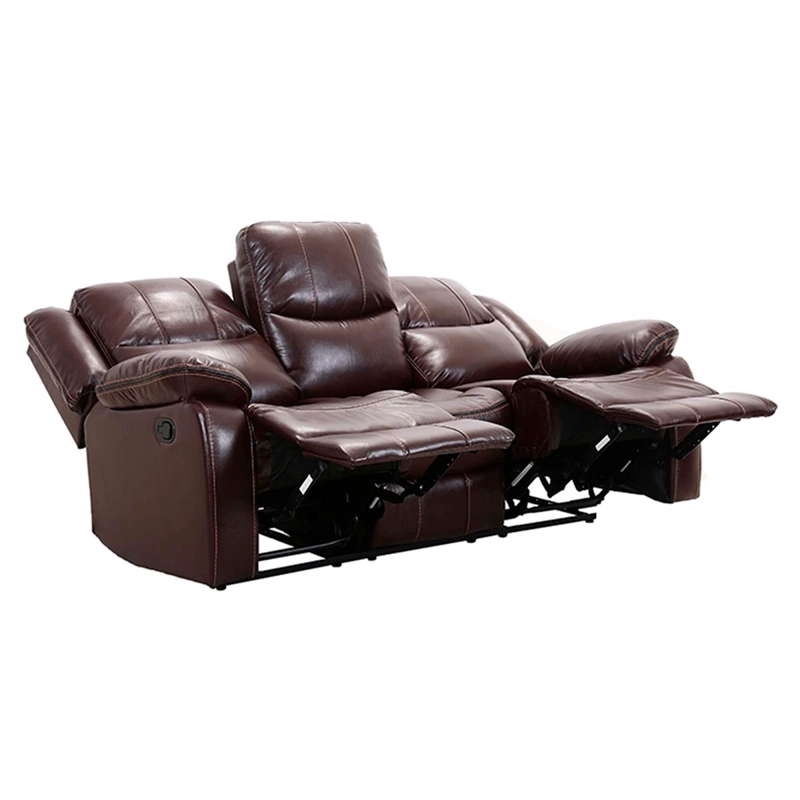 SOFÁ RIPLEY HOME RECLINABLE FINESSO 3 CUERPOS CAFÉ - 6