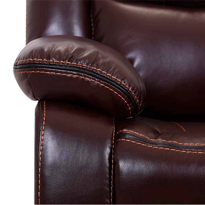 SOFÁ RIPLEY HOME RECLINABLE FINESSO 3 CUERPOS CAFÉ - 8
