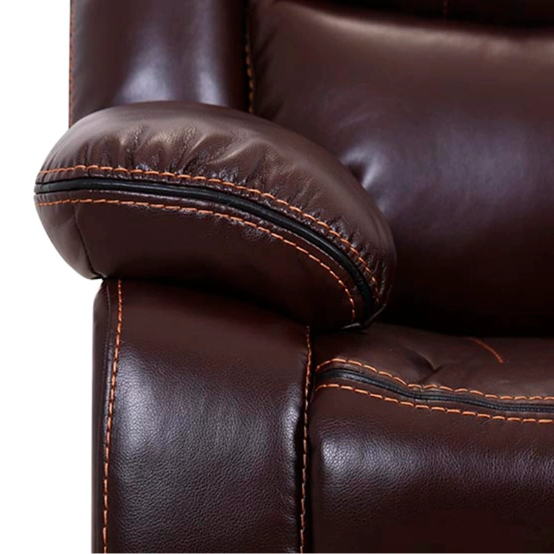 SOFÁ RIPLEY HOME RECLINABLE FINESSO 2 CUERPOS CAFÉ - 6