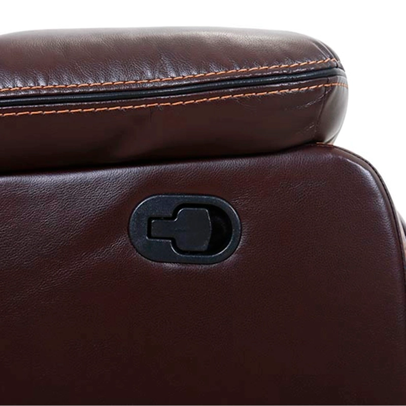 SOFÁ RIPLEY HOME RECLINABLE FINESSO 2 CUERPOS CAFÉ - 7