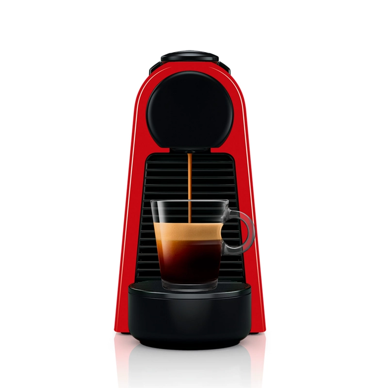 COMBO CAFETERA NESPRESSO CÁPSULA ESSENZA MINI D30 ROJO + ESPUMADOR LECHE - 8