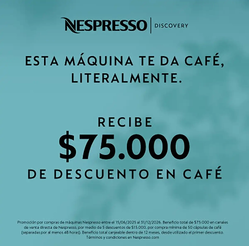 COMBO CAFETERA NESPRESSO CÁPSULA ESSENZA MINI C30 NEGRO + ESPUMADOR LECHE - 3