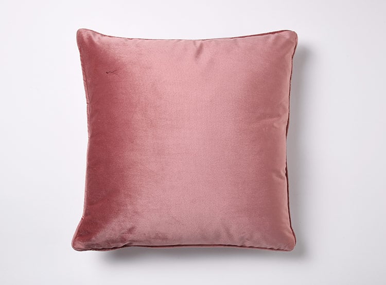 COJIN RIPLEY HOME VELVET 45 X 45 CM PALO ROSA - 1