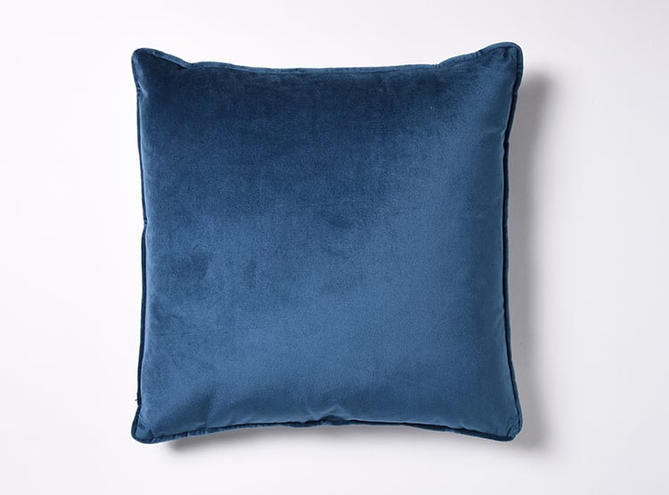 COJIN RIPLEY HOME VELVET 45 X 45 CM AZUL - 1
