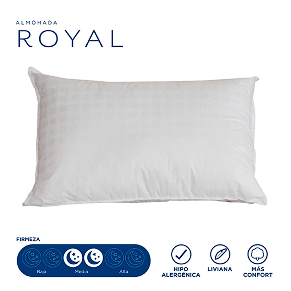 ALMOHADA FLEX ROYAL 90 X 50 CM BLANCO - 5