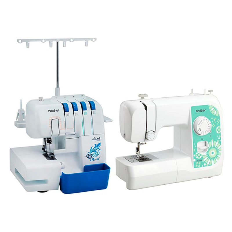 COMBO BROTHER OVERLOCK 3534D + MÁQUINA DE COSER JS2135 - 1