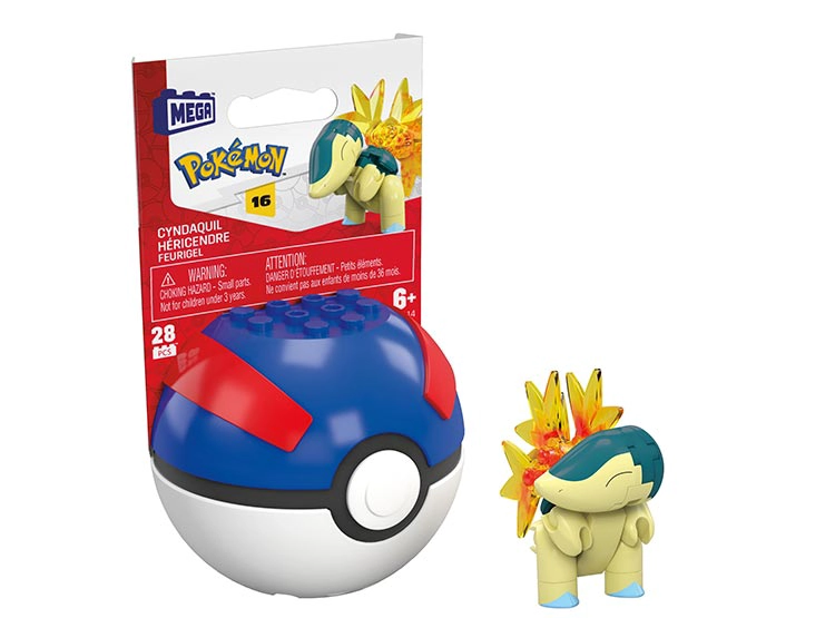 Mega Construx Pokémon – Pokebola Charmander Figura Construible, Para Niños De 6 Años