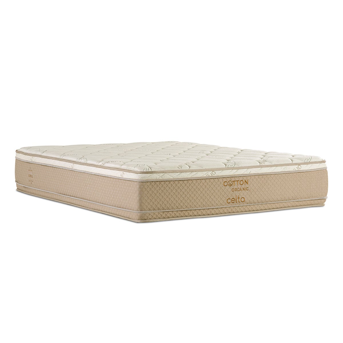 COLCHÓN CELTA COTTON ORGANIC RESORTE KING - 1