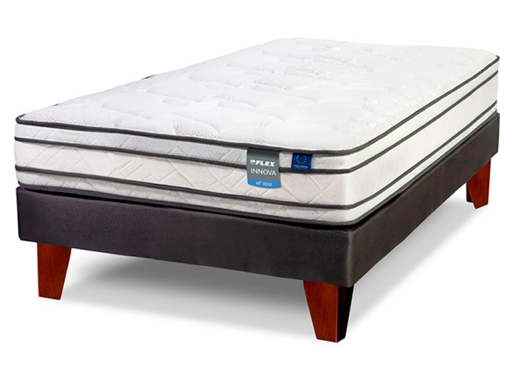 CAMA EUROPEA FLEX INNOVA 1.5 PLAZAS CHOCOLATE - 2