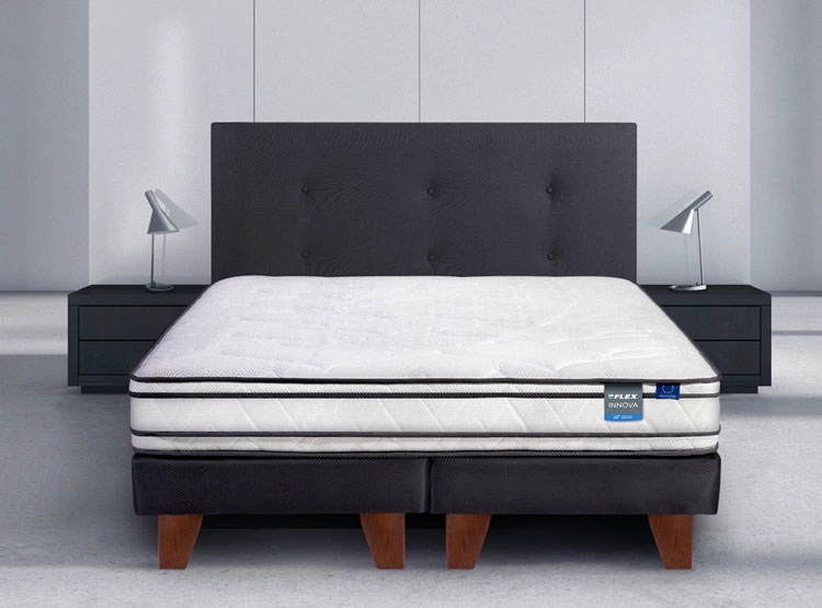 CAMA EUROPEA FLEX INNOVA 1.5 PLAZAS CHOCOLATE - 5