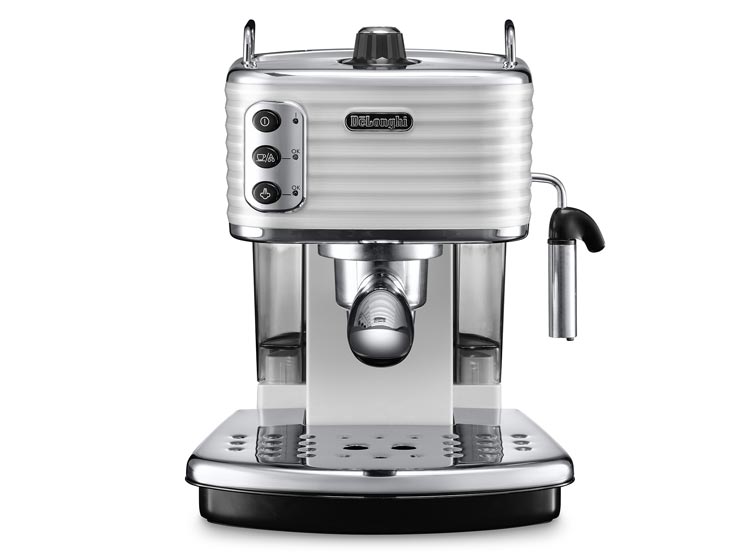 CAFETERA DELONGHI SCULTURA ZINC BLANCO
