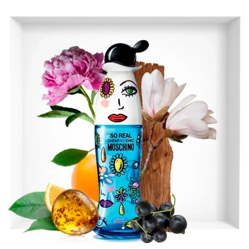 PERFUME MOSCHINO SO REAL MUJER EDT 100 ML - 4