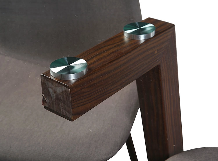 JUEGO DE COMEDOR SPAZZIO JOCKEY NOGAL CANELA 6S - 2