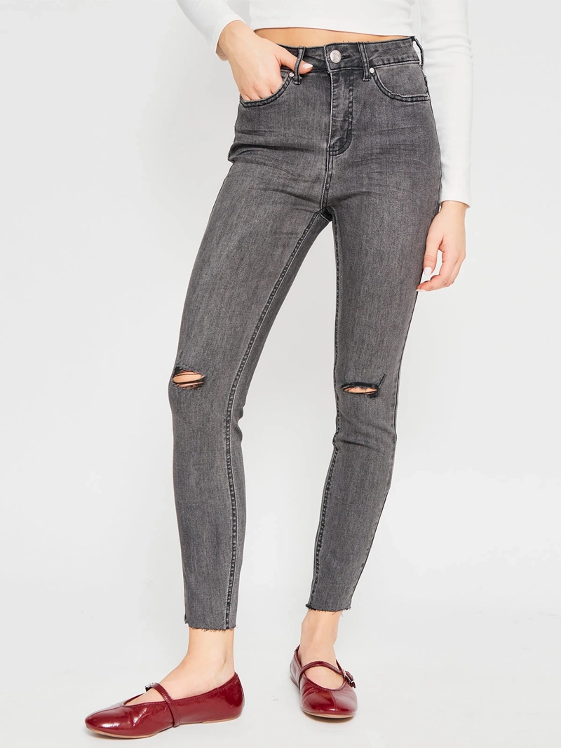 JEANS MUJER INDEX SKINNY ALGODÓN TIRO ALTO - 2