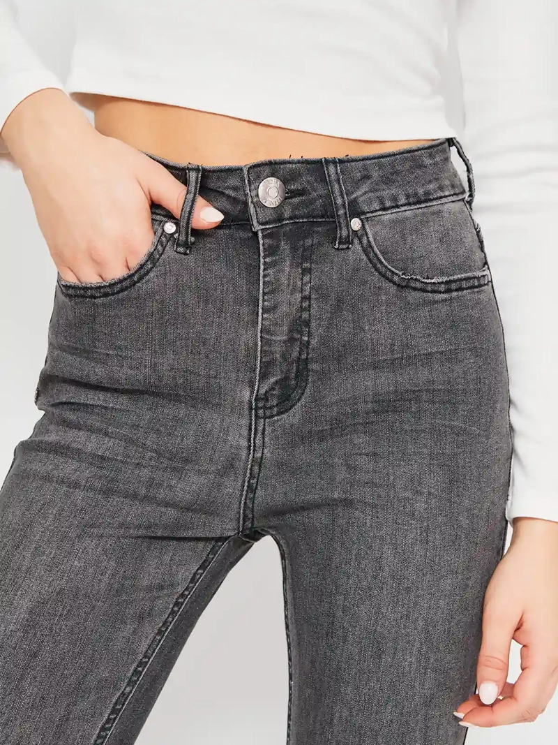 JEANS MUJER INDEX SKINNY ALGODÓN TIRO ALTO - 4