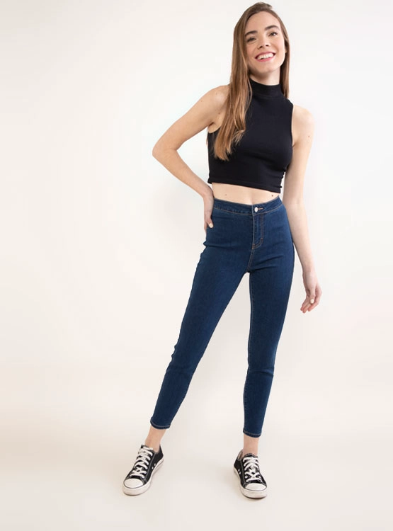 JEANS MUJER INDEX TIRO ALTO