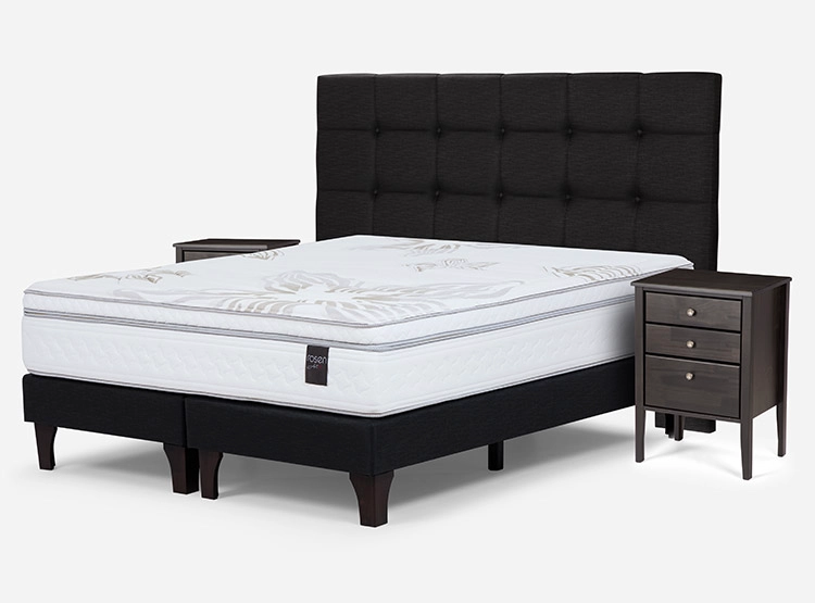 JUEGO DE DORMITORIO ROSEN CAMA EUROPEA ART 4 BD KING + SET ISSEY - 2