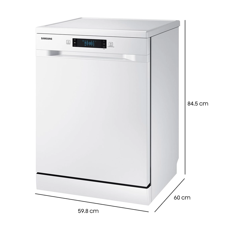 LAVAVAJILLAS SAMSUNG DW60M6040FW 13 CUBIERTOS BLANCO - 4