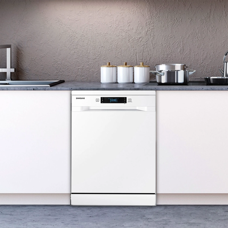 LAVAVAJILLAS SAMSUNG DW60M6040FW 13 CUBIERTOS BLANCO - 5