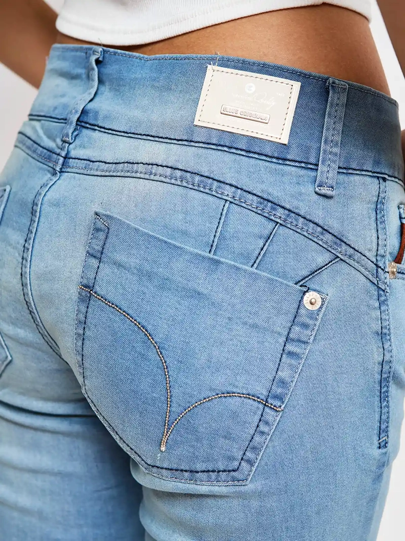 JEANS MUJER ELLUS ALGODÓN  - 4