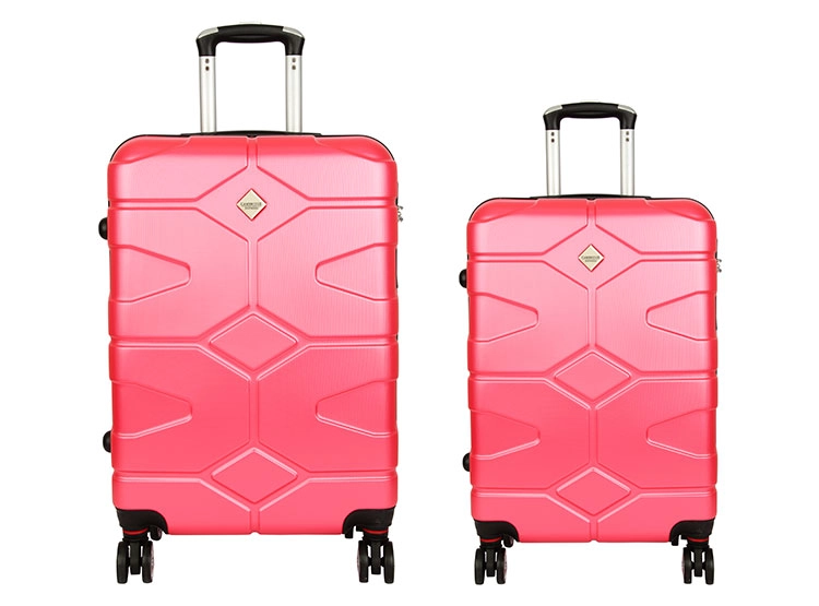 SET DE 2 MALETAS CAMBRIDGE EXPRESS DURAS ROSA S + M - 1