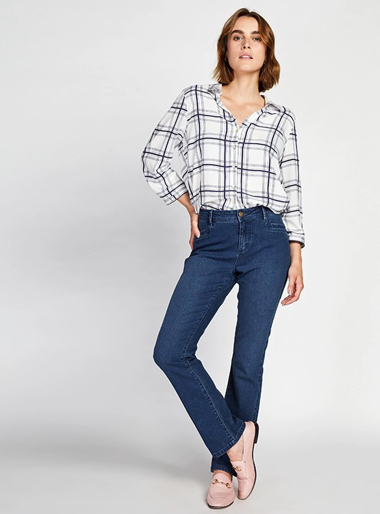 JEANS MUJER AZIZ CLÁSICO - 2
