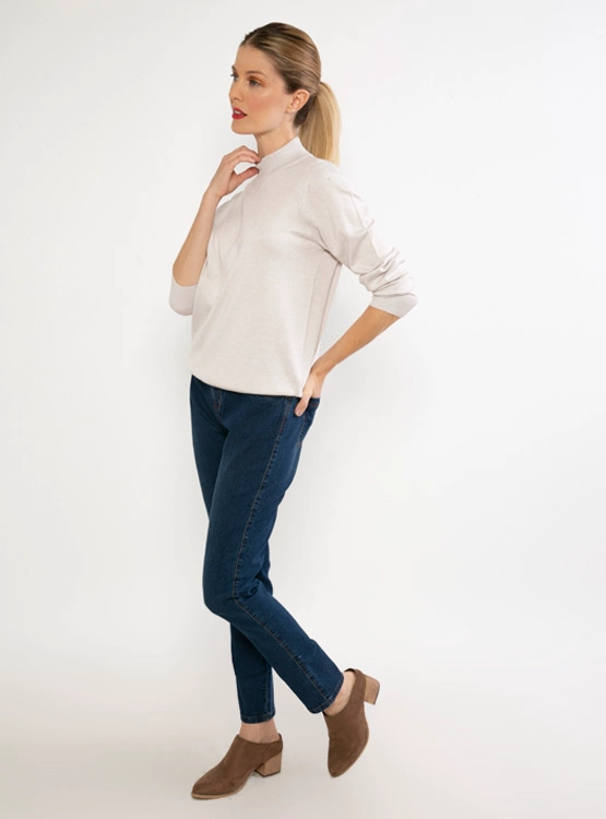 JEANS LARGO SUPER SKINNY MUJER AZIZ PITILLO