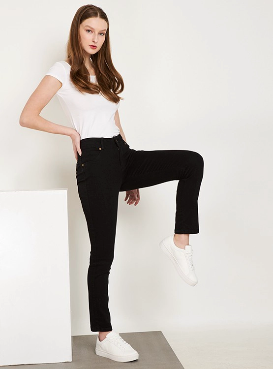 JEANS LARGO SUPER SKINNY MUJER AZIZ PITILLO - 1