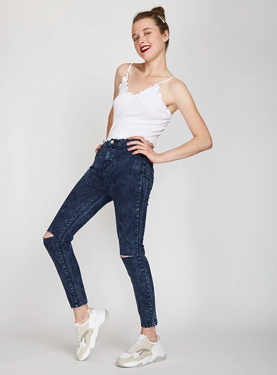 JEANS MUJER INDEX TIRO ALTO - 2